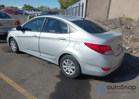 2012 Hyundai Accent Gls z USA, uszkodzony, nr VIN KMHCT4AE6CU181667